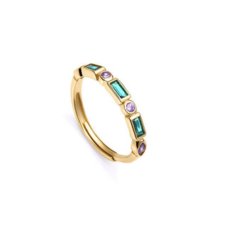 Viceroy Bellissimo Anello Placcato Oro Con Zirconi 9120A0 Circuito 53 mm — Anello
