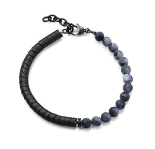 Viceroy Herrenarmband mit Labradorit und Hämatit Beat 14135P01010 