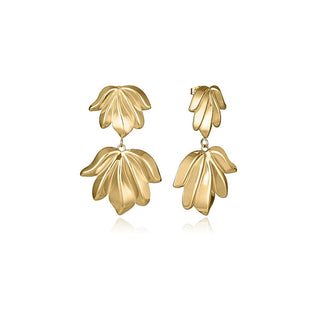 Viceroy Splendidi Orecchini Placcati Oro Leaves Chic 15158E01012 — Orecchini