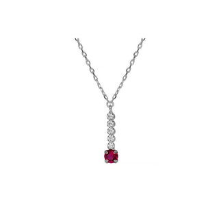Victoria Cruz Collana Argento Cristalli — Collana