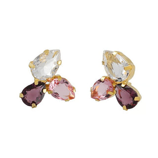 Victoria Cruz Bellissimi Orecchini Placcati In Oro Con Cristalli Glory A4902-26Dt — Orecchini