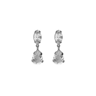 Victoria cruz Orecchini Pendenti Argento Cristalli A5536-07Ht — Orecchini