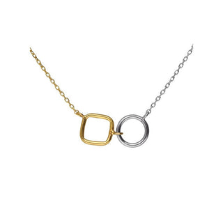 Victoria cruz Collana Argento Bicolore Nivola A5508-Bg — Collana