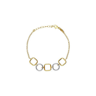 Victoria Cruz Bracciale Moderno In Argento Bicolore Nivola A5511-Bp — Bracciale