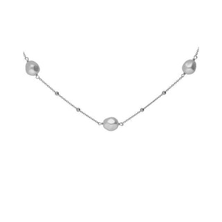 Victoria cruz Collana Argento Perle Sintetiche Sera A5565-00Hg — Collana