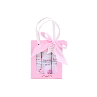 Vivaco Borsa Regalo Per Cosmetici All'Acqua Di Rose — Borsa