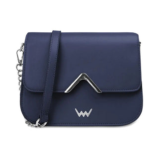Vuch Borsa A Tracolla Da Donna Metta Blu Scuro — Borsa a Tracolla