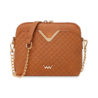 Vuch Borsa a tracolla Fossy Mini Marrone — Borsa a tracolla