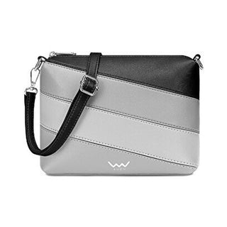 Vuch Dame-skuldertaske Coalie Striped Black 