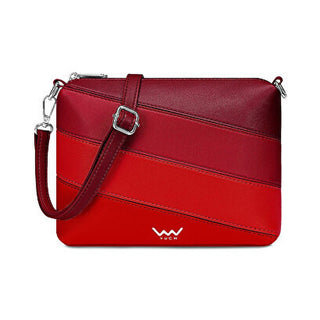 Vuch Dame-skuldertaske Coalie Striped Red 