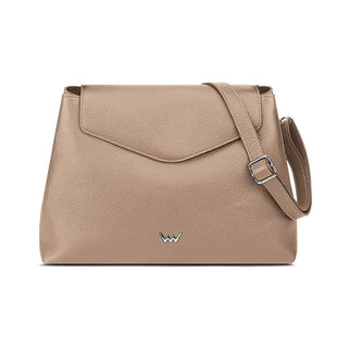 Vuch Women's Leather Handbag Veyra Beige 