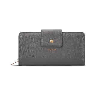 Vuch Women's Leather Wallet Sympa Gray 