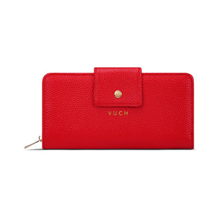 Vuch Women's Leather Wallet Sympa Red 