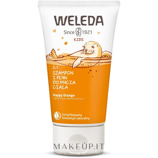 Weleda Doccia Crema E Shampoo 2 In 1 Happy Orange 150 ml — Doccia crema shampoo