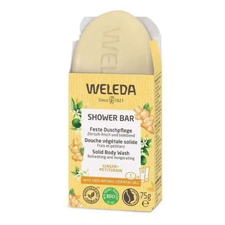 Weleda Zenzero e Agrumi Petitgrain 75 g — Saponetta Doccia Solida