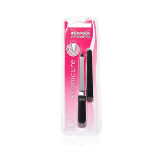 Wilkinson Sword Lima In Acciaio Inossidabile Cromato Con Custodia — Lima per unghie