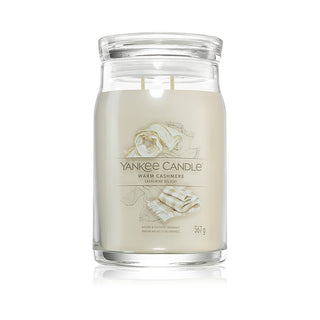 Yankee Candle Signature Warm Cashmere 567 g — Candela Profumata