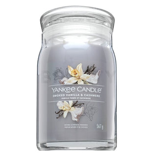 Yankee Candle Signature Vaniglia Fumata e Cashmere 567 g — Candela Profumata