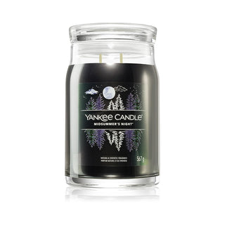 Yankee Candle Signature Midsummer's Night Vetro Grande 567 g — Candela Profumata