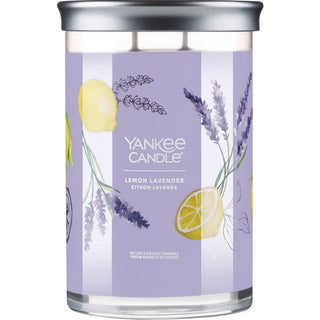 Yankee Candle Signature Tumbler Grande Limone Lavanda 567 g — Candela Profumata