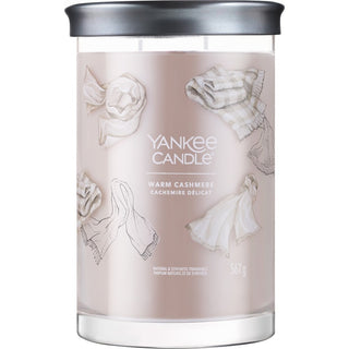 Yankee Candle Signature Tumbler Grande Warm Cashmere 567 g — Candela Profumata
