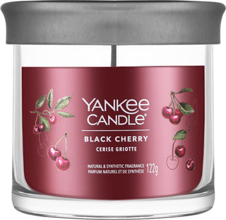 Yankee Candle Vela Aromática Signature Tumbler Pequeña Black Cherry 122 G 