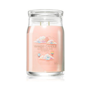Yankee Candle Vela Aromática Signature En Vidrio Grande Watercolor Skies 567 G 