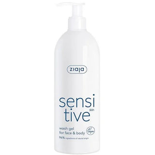 Ziaja Gel Detergente Cremoso Per Viso E Corpo Sensitive 400 ml — Gel detergente