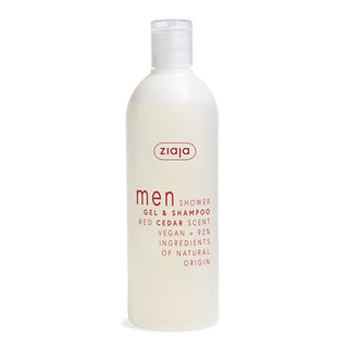 Ziaja Gel Douche et Shampooing Red Cedar Men (Gel et Shampooing) 400 Ml 