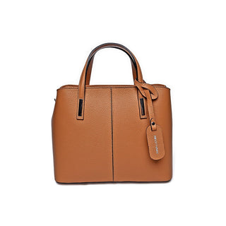 Anna Luchini Borsa a Mano Donna Cognac — Borsa a mano