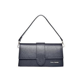 Carla Ferreri Women's Leather Handbag in black 