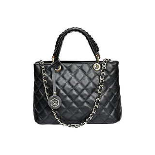 Luisa Vannini Borsa a Mano in Pelle 2209 Nero — Borsa a mano