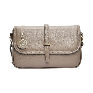 Luisa Vannini Borsa a Tracolla in Pelle 1938 Fango — Borsa a tracolla