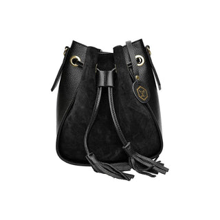 Luisa Vannini Borsa a Mano in Pelle 8192 Nero — Borsa a mano