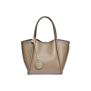 Luisa Vannini Borsa A Mano In Pelle Da Donna 1943 fango — Borsa a mano