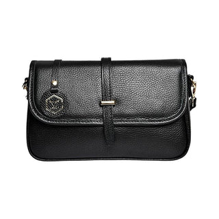 Luisa Vannini Borsa a Tracolla in Pelle 1938 Nero — Borsa a tracolla
