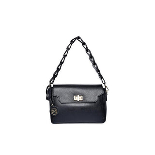 Roberta M Borsa A Mano In Pelle 1810 Nero Donna — Borsa a mano
