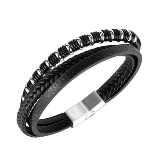 Troli Pulsera de piel moderna para hombre Pelle 836 