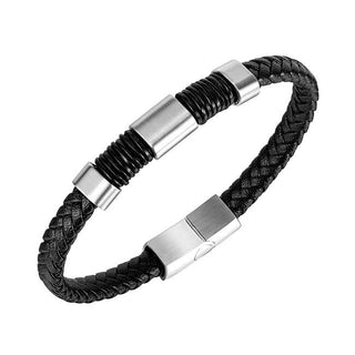 Troli Bracciale In Pelle Da Uomo Moderno Pelle 744 — Bracciale