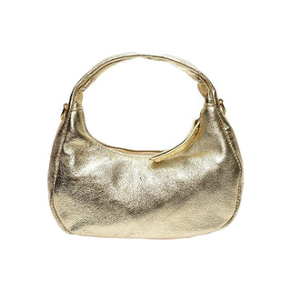Anna Luchini Borsa A Mano In Pelle dorata — Borsa a mano