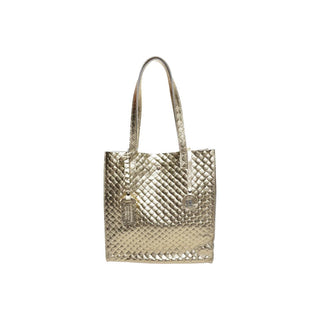 Anna Luchini Borsa A Mano In Pelle Oro Donna — Borsa a mano
