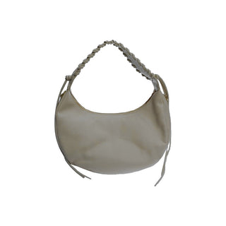 Anna Luchini Borsa A Mano In Pelle Beige Donna — Borsa a mano