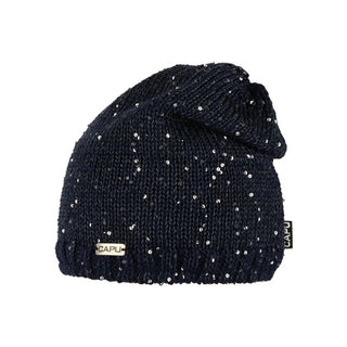 Capu Women's hat blue night with sequins 