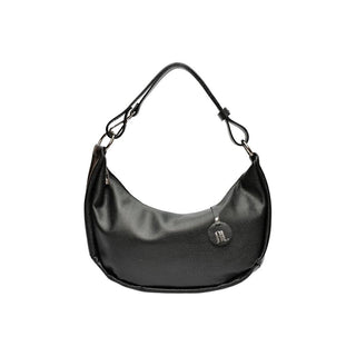 Anna Luchini Borsa A Mano In Pelle Nera — Borsa a mano