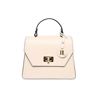 Anna Luchini Borsa A Tracolla In Pelle Panna Donna — Borsa a tracolla