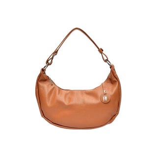 Anna Luchini Borsa A Mano In Pelle Cognac — Borsa a mano