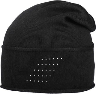 Capu Black Women's Hat with Designs 