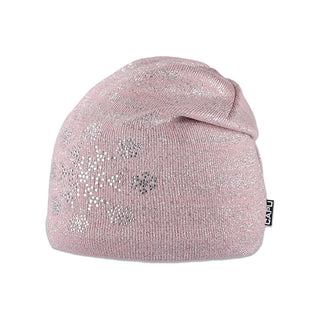 Capu Pink hat with snowflake 