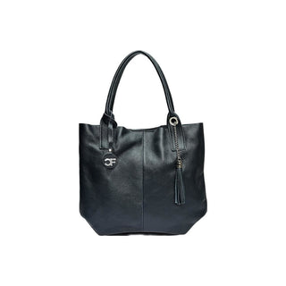 Carla Ferreri Blue Leather Handbag for Women 