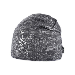 Capu Dark gray hat with snowflake 
